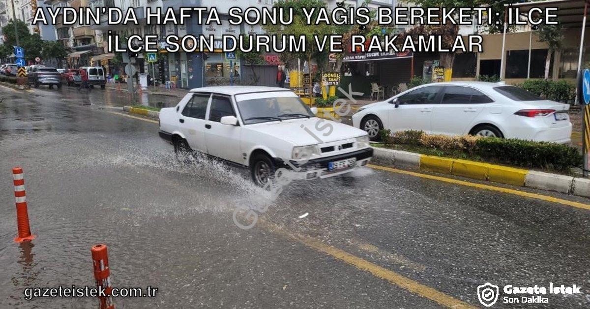 "Aydın'da Hafta Sonu Yağış Bereketi: İlçe İlçe Son Durum ve Rakamlar" başlıklı haber için fotorealis