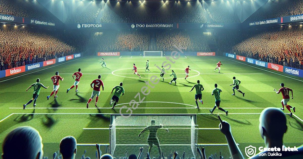 "Göztepe Deplasmanda Durdurulamıyor: Antalyaspor'u 2-1 Yendi" başlıklı haber için fotorealistik, pro