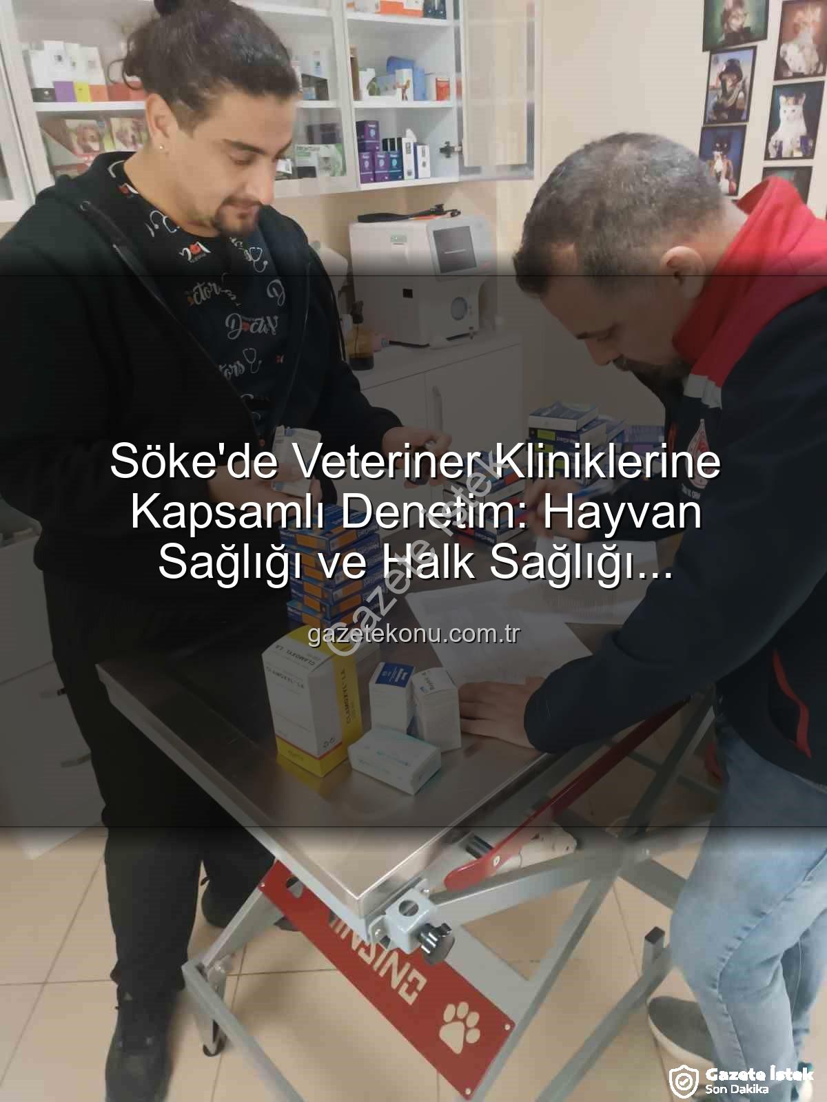 Söke veteriner denetimi - Söke'de Veteriner Kliniklerine Kapsamlı Denetim: Hayvan Sağlığı ve Halk Sağlığı Güvence Altında