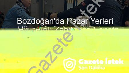 Bozdoğan’da Pazar Yerleri Pırıl Pırıl: Zabıtadan Esnafa Çöp Poşeti Desteğiyle Hijyen Devrimi