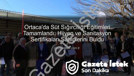 Ortaca’da Süt Sığırcılığı Eğitimleri Tamamlandı: Hijyen ve Sanitasyon Sertifikaları Sahiplerini Buldu